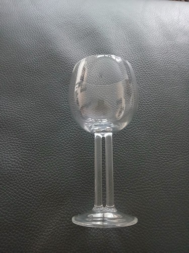 Glas zweistielig rotwein - rotwein,